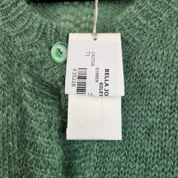 Bella Jones Mohair blend Cardigan Sweater Size T.1 NWT - Picture 6 of 8